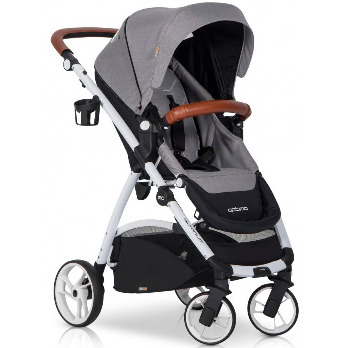 Детская прогулочная коляска EasyGo Optimo - grey fox